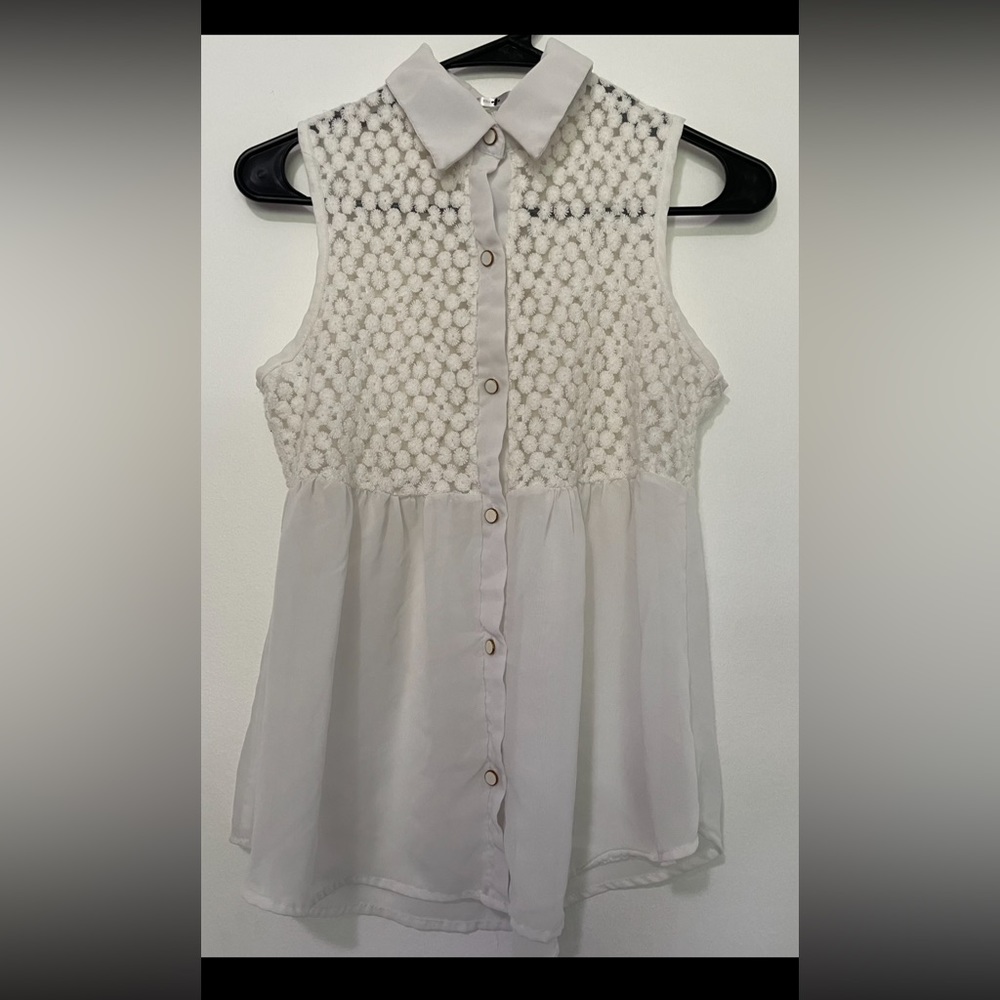 Blu planet button down blouse